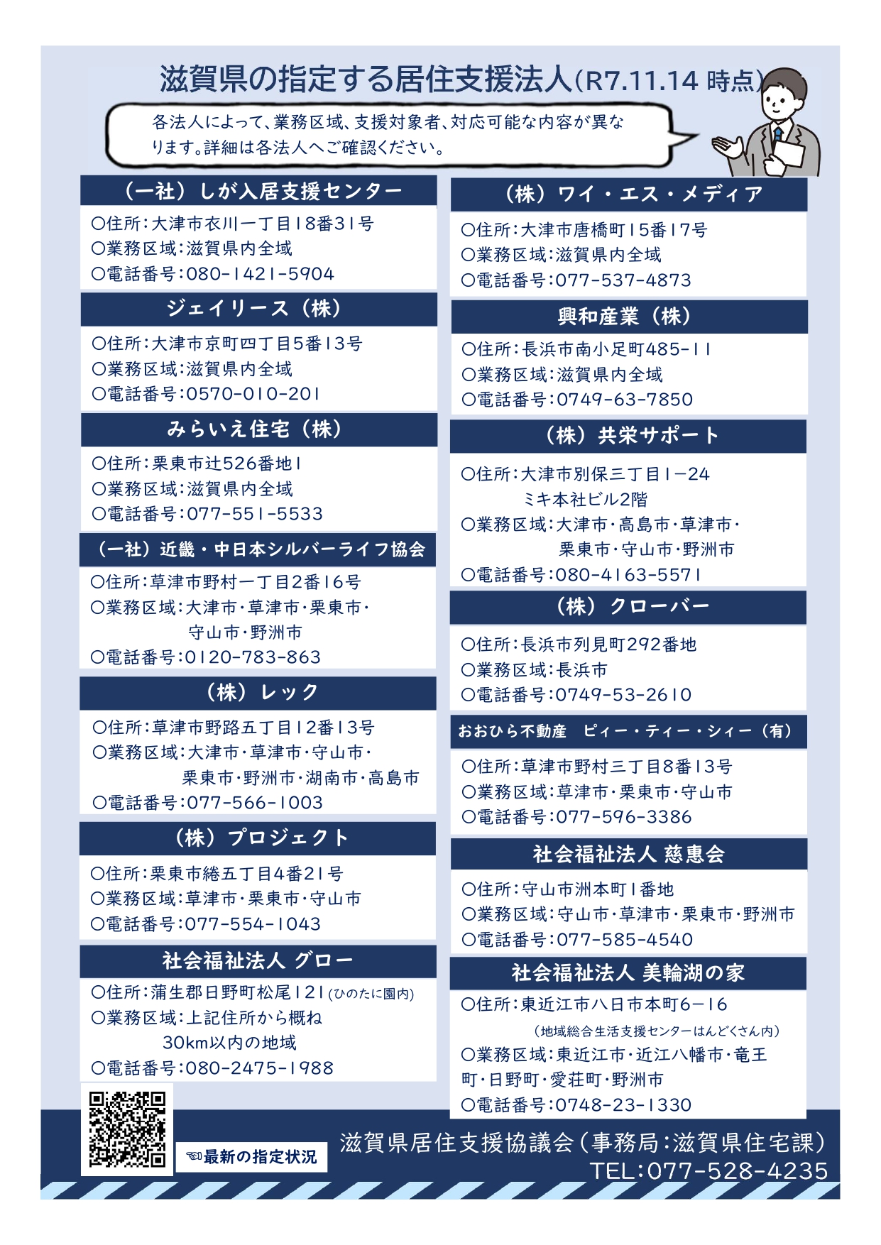 居住支援法人チラシ（裏）